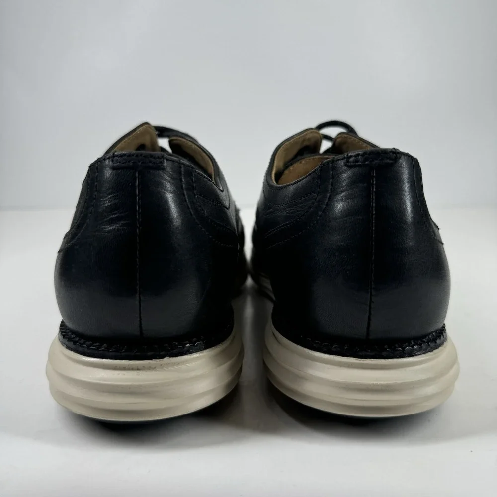Cole Haan OriginalGrand Men's 8M Black Leather Wingtip Oxford Dress Shoes C24089